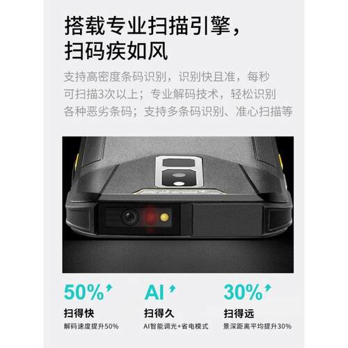 iData 企业级全屏工业手机手持终端数据采集器出入库盘点机PDA