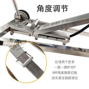 绿罗安格尔0寸不锈2钢洗汽车盘洗366车机可折叠装 高压清洗器底置