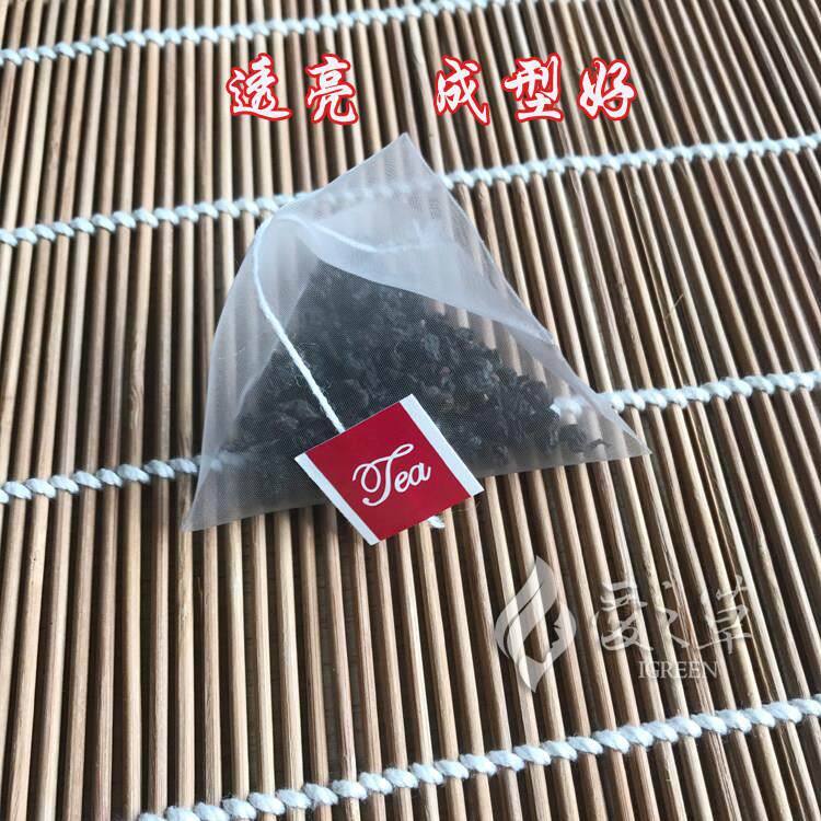1000个进口玉米网布泡茶袋三角包可降解花草茶叶过滤空袋5.8*7cm