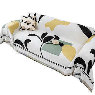 新款雪尼尔全盖双面用沙发盖布现代简约风沙发套防猫抓沙发巾批发