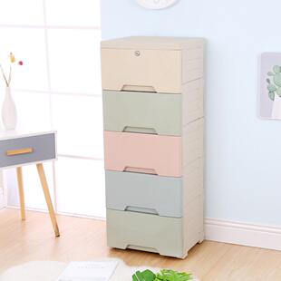 Children's toy storage cabinet, macaron drawer-style organiz