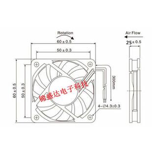 台达AFB0612EH 6025 6厘米6CM 0.48A 双滚珠散热风扇. 12V 原装