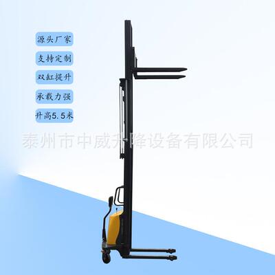供CPJ应1T5M半 电货物装机卸电瓶升高动铲车 充电动油压堆高叉车