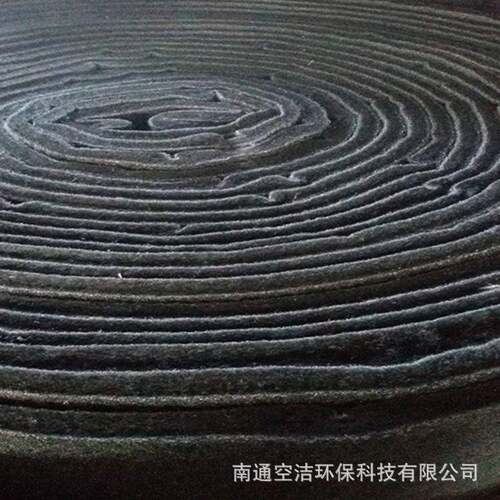 喷漆净房用10mm厚黑色活炭空气过性滤棉蜂状窝海绵化ZIU吸附箱纤