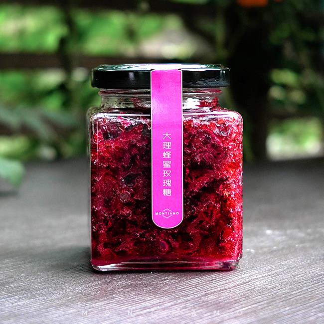 大理玫瑰酱云南特产花瓣果酱蜂蜜冲泡茶水冰粉烘培配料糖酿夹面包