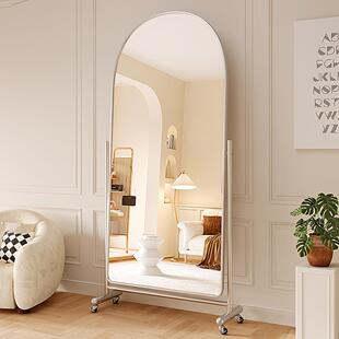 镜子全身镜可移动落地镜家用服装 店试衣镜外贸跨境穿衣镜显瘦美颜