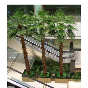 定制仿真棕榈树 饰主题公园造景假树 大型假树仿真绿植假树景观装