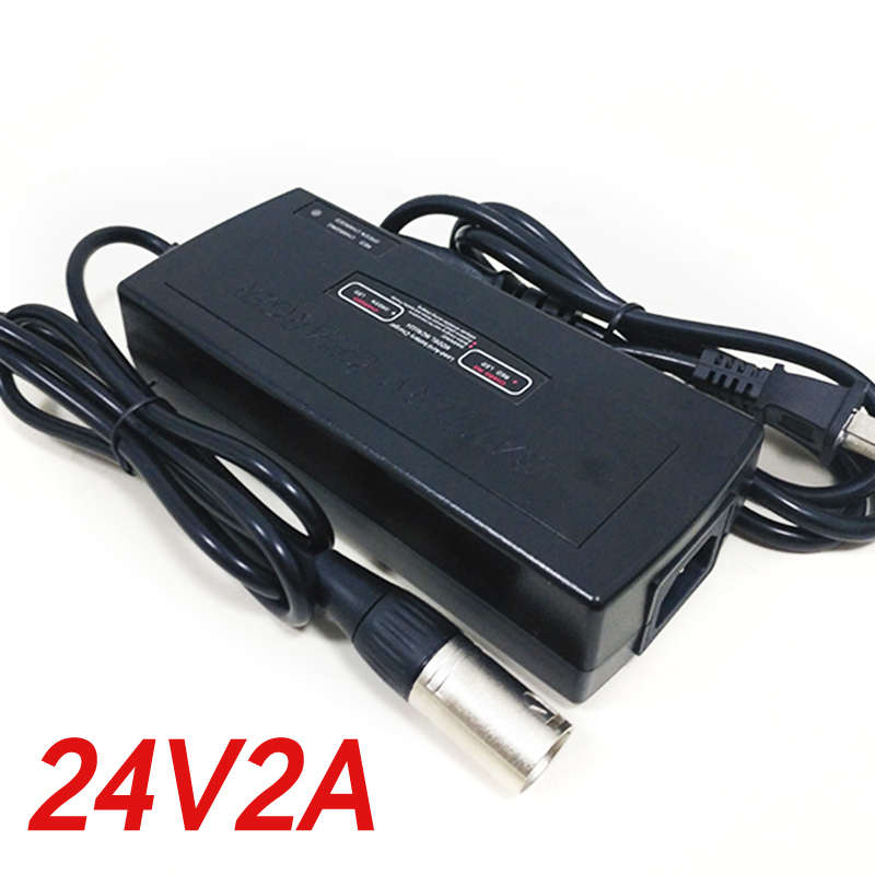 适配信步老年代步车威之群轮椅日普电动四轮车24V2A5A8A充电器