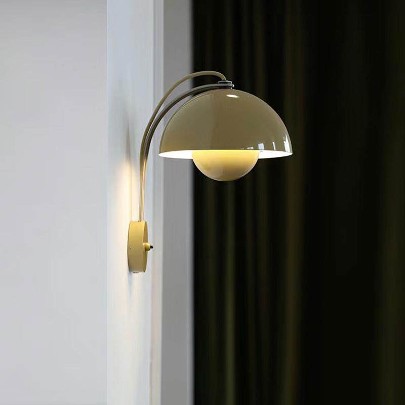 丹麦花苞壁灯VP8设计师款样板房北欧经典奶油风卧室床头壁灯