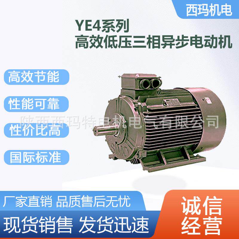 西安电机YE4-4001-8级355W大外圆高效交流三相异步电动机厂