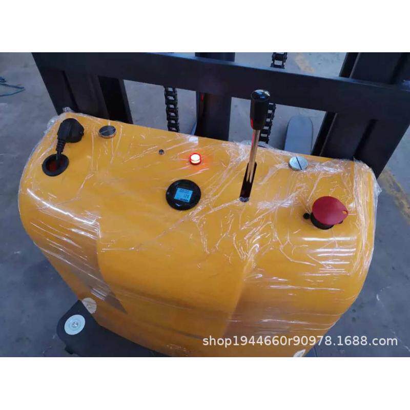 半电动堆高叉车 电动升高车 1吨1.5吨2吨 仓库搬运上卸货叉车
