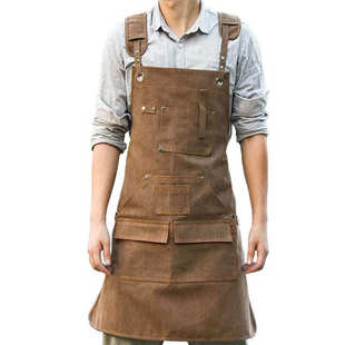 电商款加厚水洗帆布工具围裙电工木工皮匠多口袋
