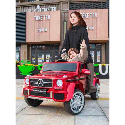 正品奔车驰大g坐儿童电动车四遥控汽小孩宝宝玩具亲子轮车可大人