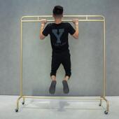 服装 外衣皮衣衣架婚纱可移动可移动承重衣架 店展示架货架冬季