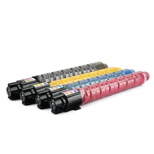 适用理光SPC407粉盒Aficio MP C307复印机墨盒MP C407SP彩色碳粉