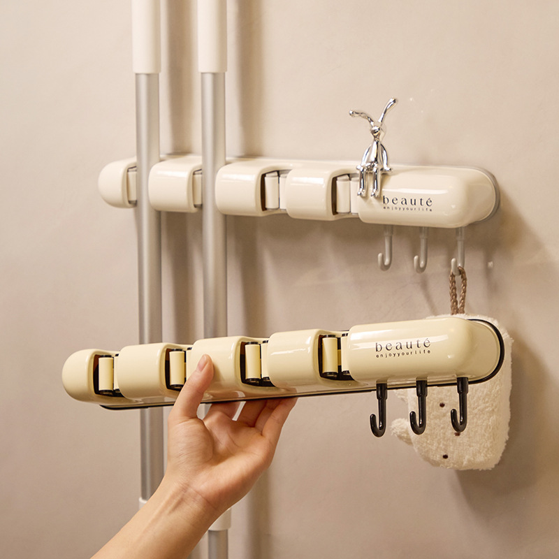 自主设计卫生间奶油挂门置物架