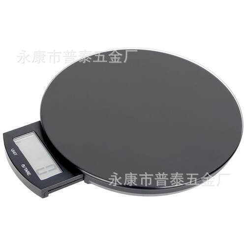 外贸多功能5kg不锈钢厨房秤 精准便携式移动LCD用台秤烘焙克重秤