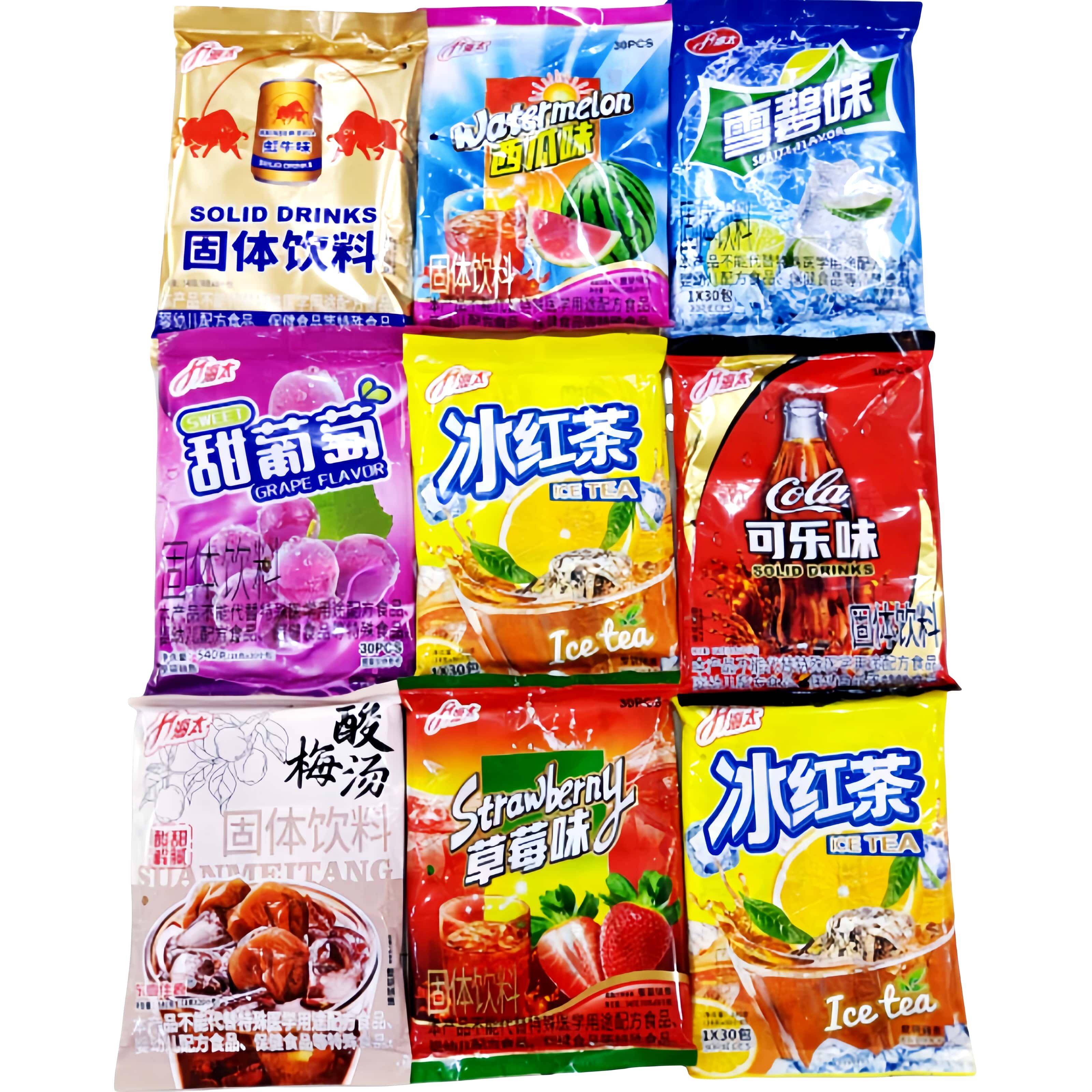 东壹固体饮料果汁粉香橙粉冲饮果汁饮品冲剂速溶冰红茶酸梅粉葡萄