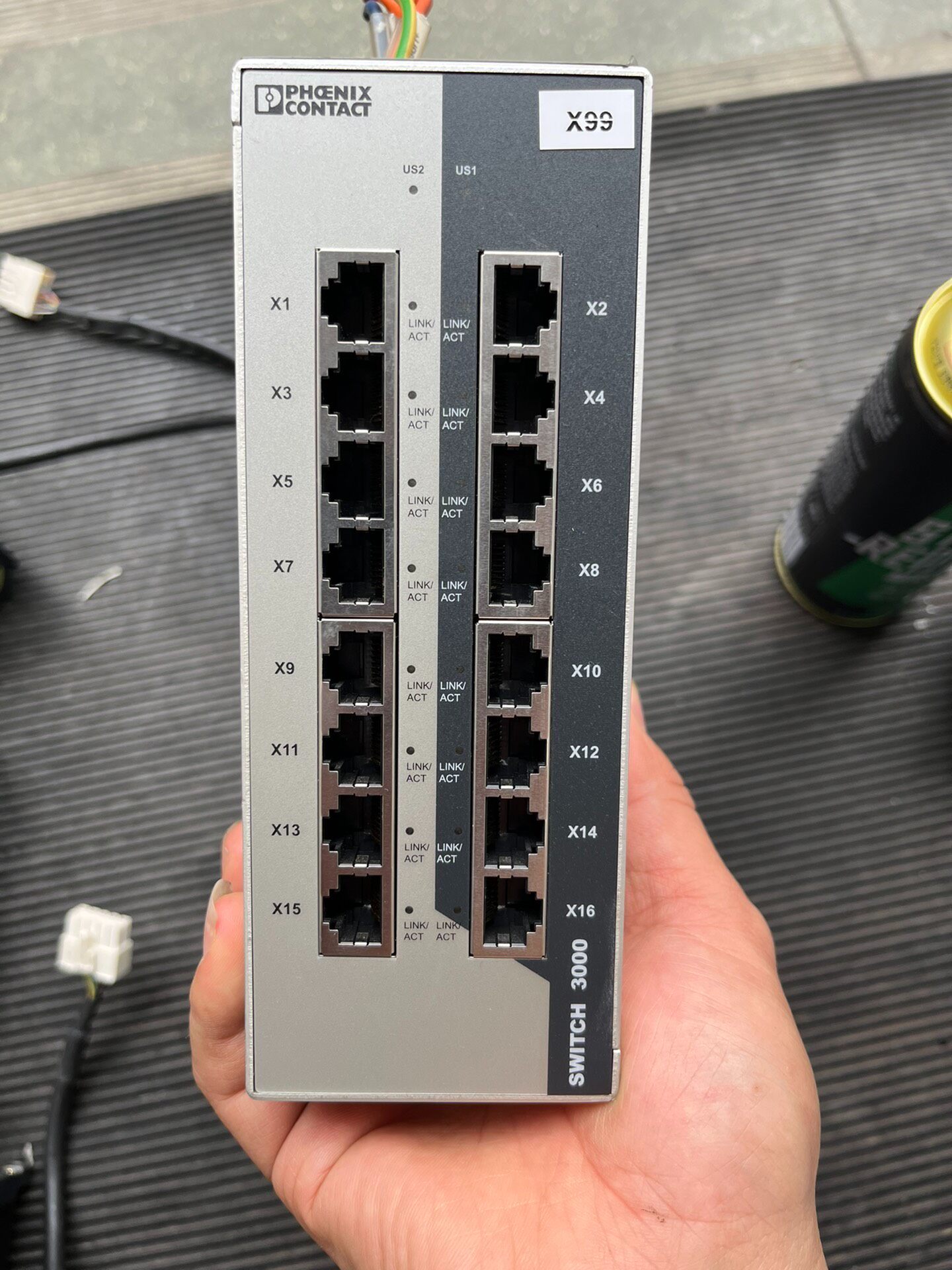 菲尼克斯交换机FL SWITCH3016二手拆机功能正常实物