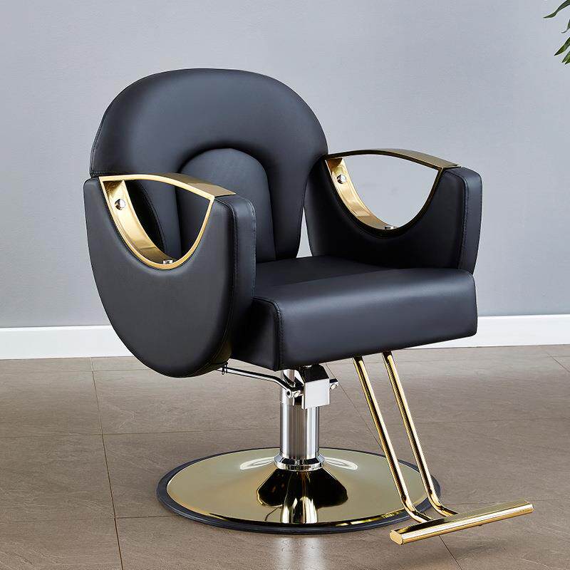 美发椅可升降旋转剪发椅简约理发店烫染椅发廊用简易理发椅子
