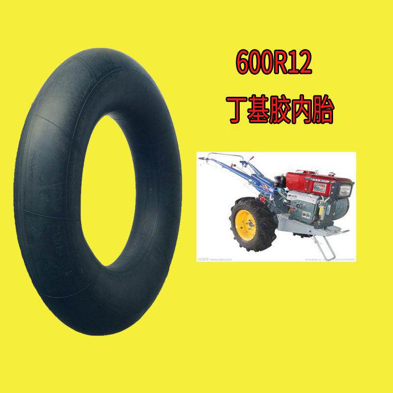 厂价加强农用三轮车手扶拖拉机600r12丁基胶内胎600-12轮胎内胎