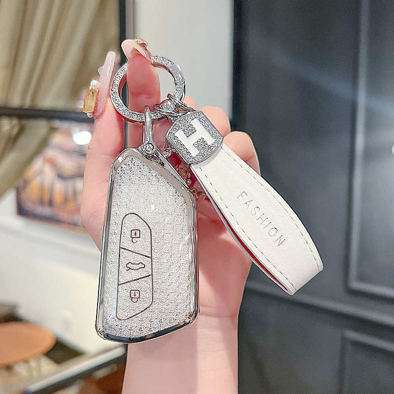 适用于大众钥匙套id3揽巡id4高尔夫8凌渡l途昂车途观lpro扣迈腾b9