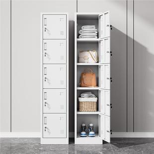 单门衣柜铁皮更DMG 2024柜宿更舍锁带员工储物柜钢制柜衣箱简易办