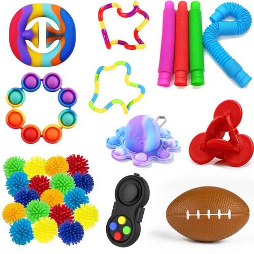 Fidget Toys Pack Anti Stress Adults Kids Squeeze Sensory Aut