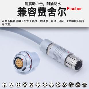 Fischer费舍尔ODU S F102 1031 104 105 6 9芯航空插头母座连接器