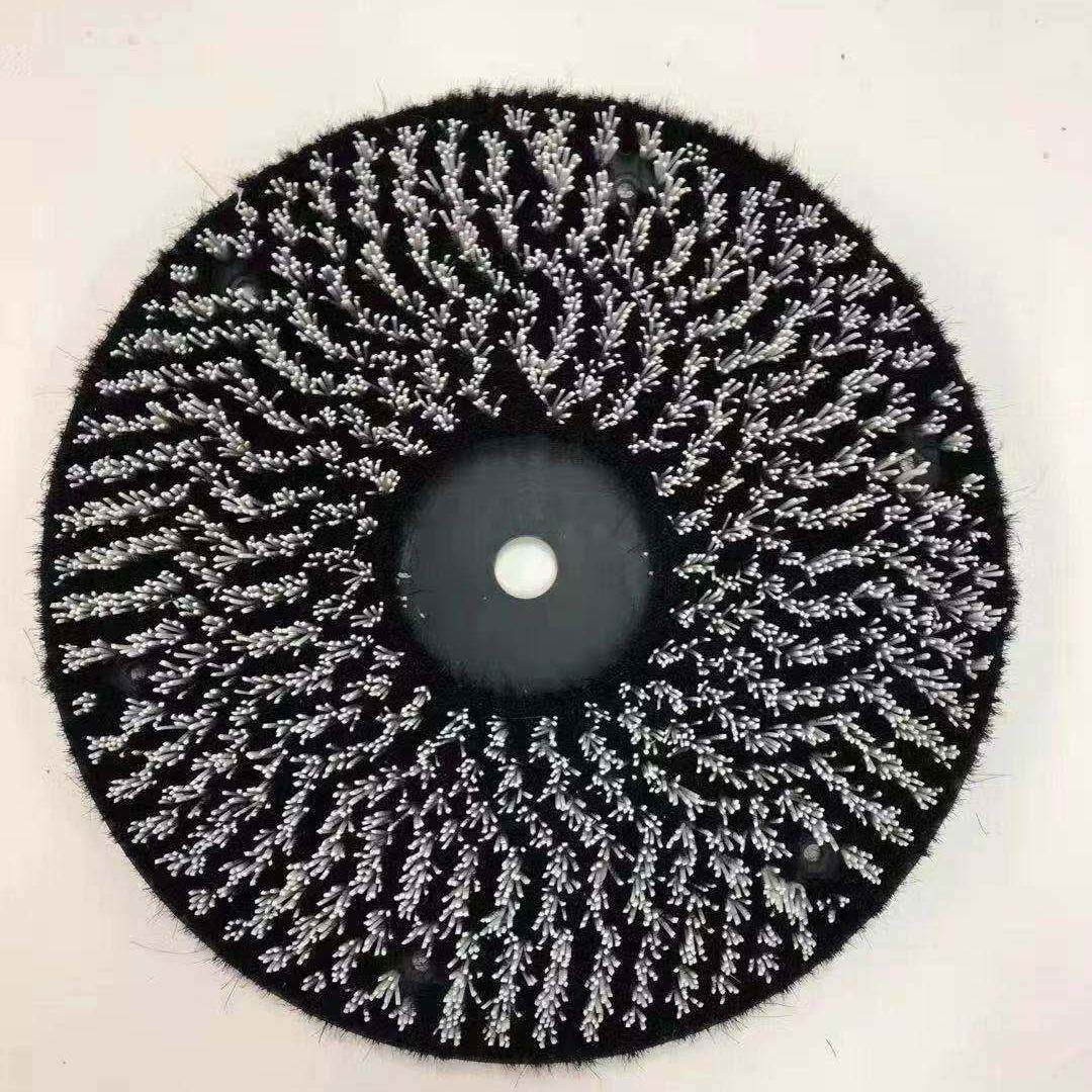 扫光猪毛盘手机3D玻璃扫光毛盘刷 玻离光学镜片抛光刷 研磨盘 剑