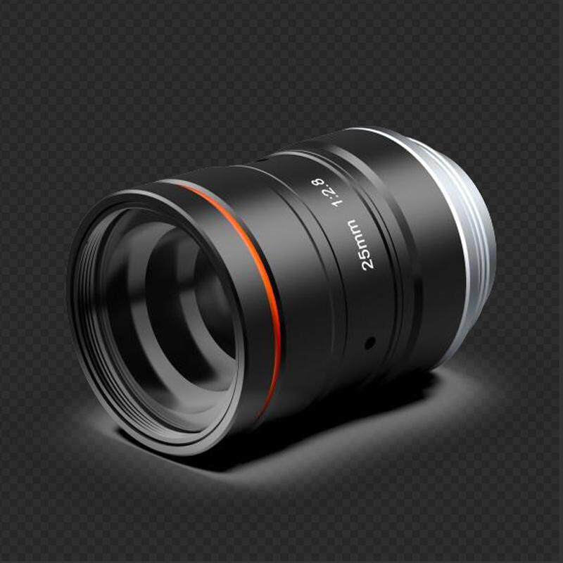 1200万像素2/3英寸工业相机定焦镜头高清成像无畸变焦距8-50mm