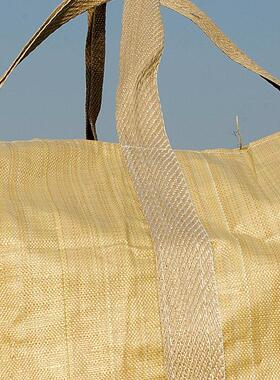 塑料黄色吨包袋90*90*105集装袋 pp编织吨袋桥梁预压沙袋厂家