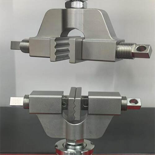 3KN布料皮革拉力夹具皮革布料拉伸测试治具300KG万能拉力治具厂