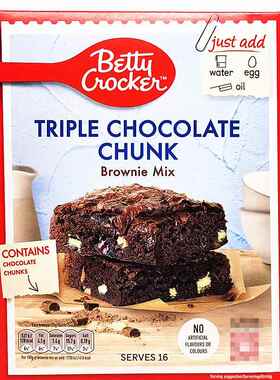 Betty Chocolate Brownie Mix 希腊贝蒂三重巧克力布朗尼蛋糕粉