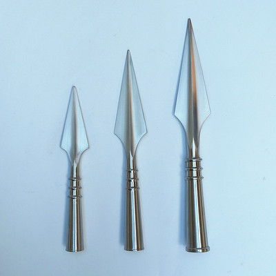 不锈钢红缨枪六合枪头击剑护具