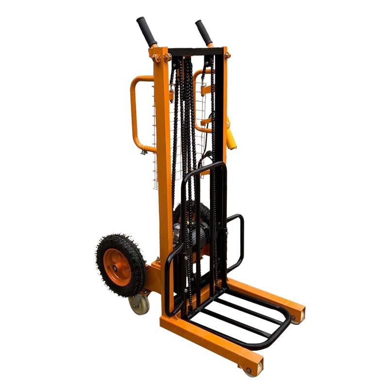 电动堆高车升降机摞胎机小型举高机搬运车装卸工具升降台