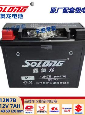 适用豪爵DKS150 DK150/125S DK125R/150R EH150电瓶 电池12N7B-BS
