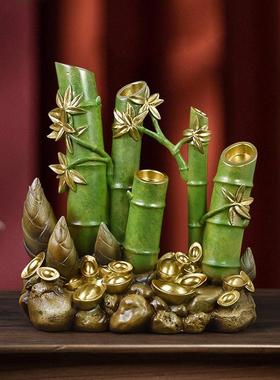 弗朗德办公室客厅装饰富贵竹摆件节节高升送领导开业乔迁新居礼物