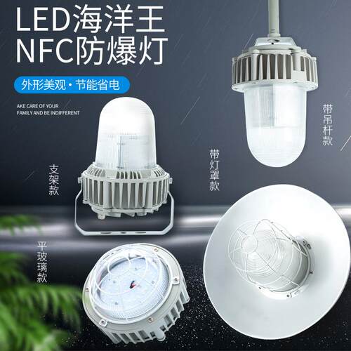 LED防爆灯加油站专用50瓦80瓦100瓦防爆三防灯NFC工业照明灯