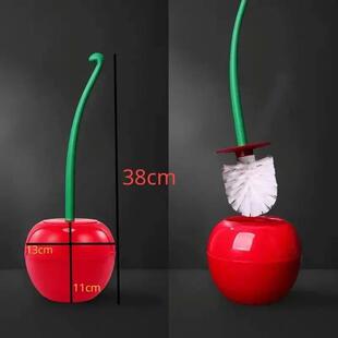 Red Toilet brush toilet holder bathroom accessories Creative