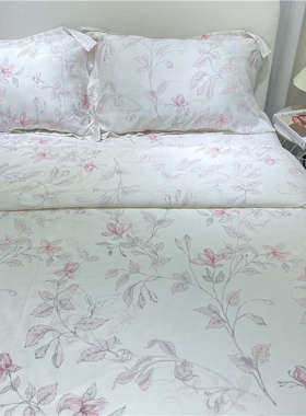 米人春夏季兰级精滑支裸睡丝天alf被罩丝100单双2单件类定做被套