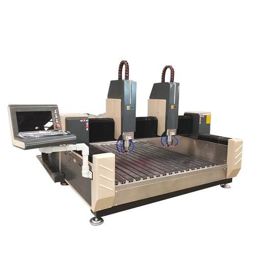 雕数控双头石材雕刻机狮子石杆板栏雕刻机1325石碑石墓碑VHY刻机