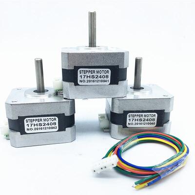 3D打印机配件两相混合式42步进电机 NEMA17 17HS2408 1.5w