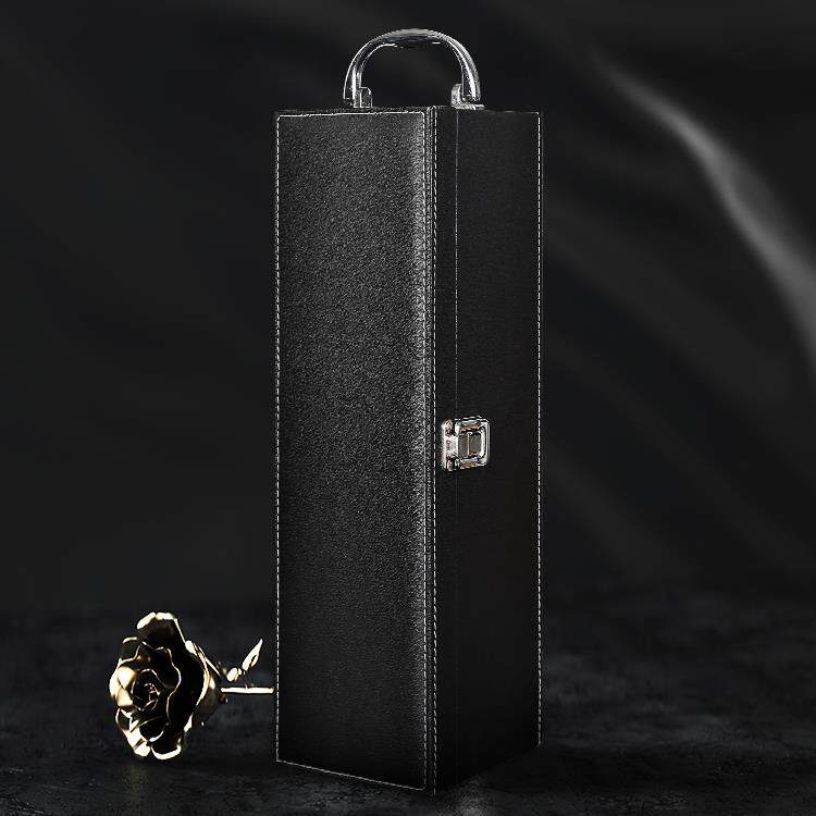 高档红酒包装礼盒新款双支葡萄酒手提皮盒通用款包装箱2支装空盒