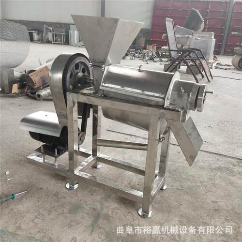不锈钢桑葚榨汁机果汁饮品鲜果挤汁机工业用螺旋榨汁设备
