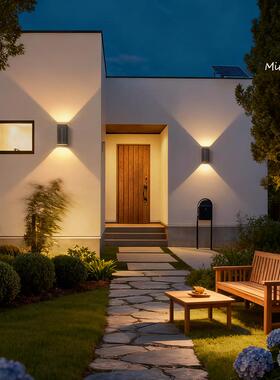 洗太阳能壁灯户外灯防水庭台院灯别墅外墙灯室墙外露花B1118园围