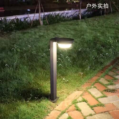 草坪灯户外庭院灯太阳能灯家用花园别墅防水地插草地灯室外铝材灯