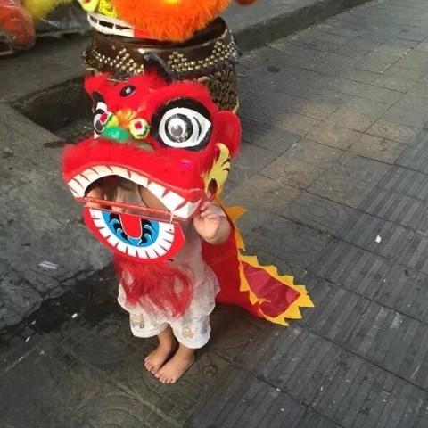 新款民间工艺儿童狮头儿童舞狮子幼儿园表演道具南醒狮锣鼓镲礼物