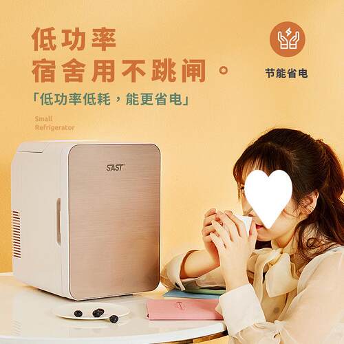 热卖sast迷你小冰箱冷冻冷藏保鲜家用租房宿舍办公室母乳小型车载