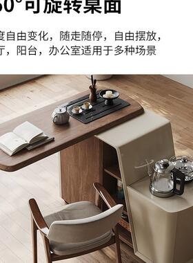 茶桌多功能可移动沙发边几22PYF5新款中古烧水壶用一体客0厅水家